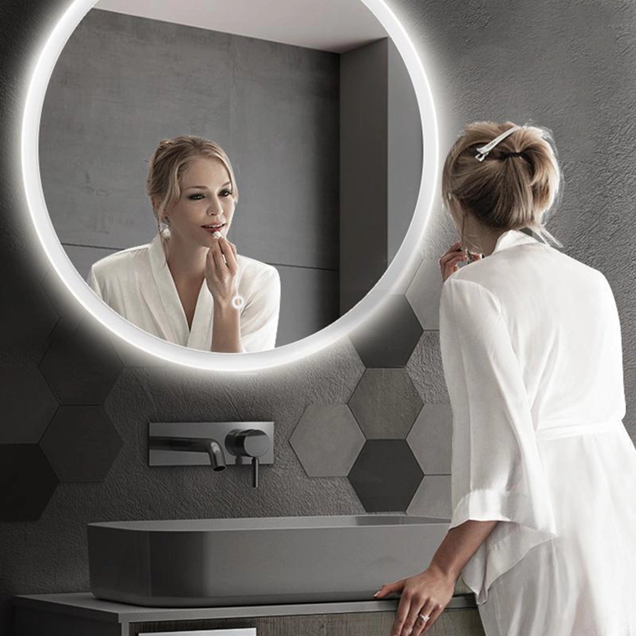 LED-Wandspiegel FFJ - 70 cm