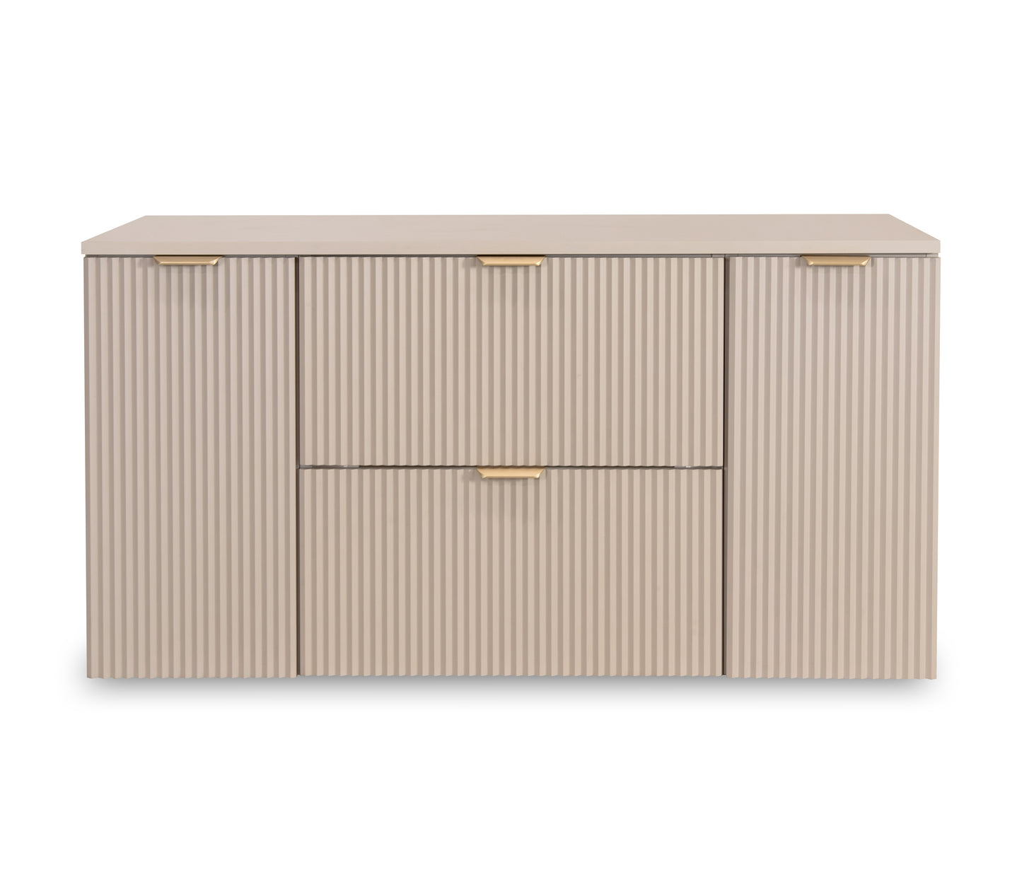 Waschtischunterschrank 120 cm mit 2 Türen und 2 Schubladen Willy - Kaschmir