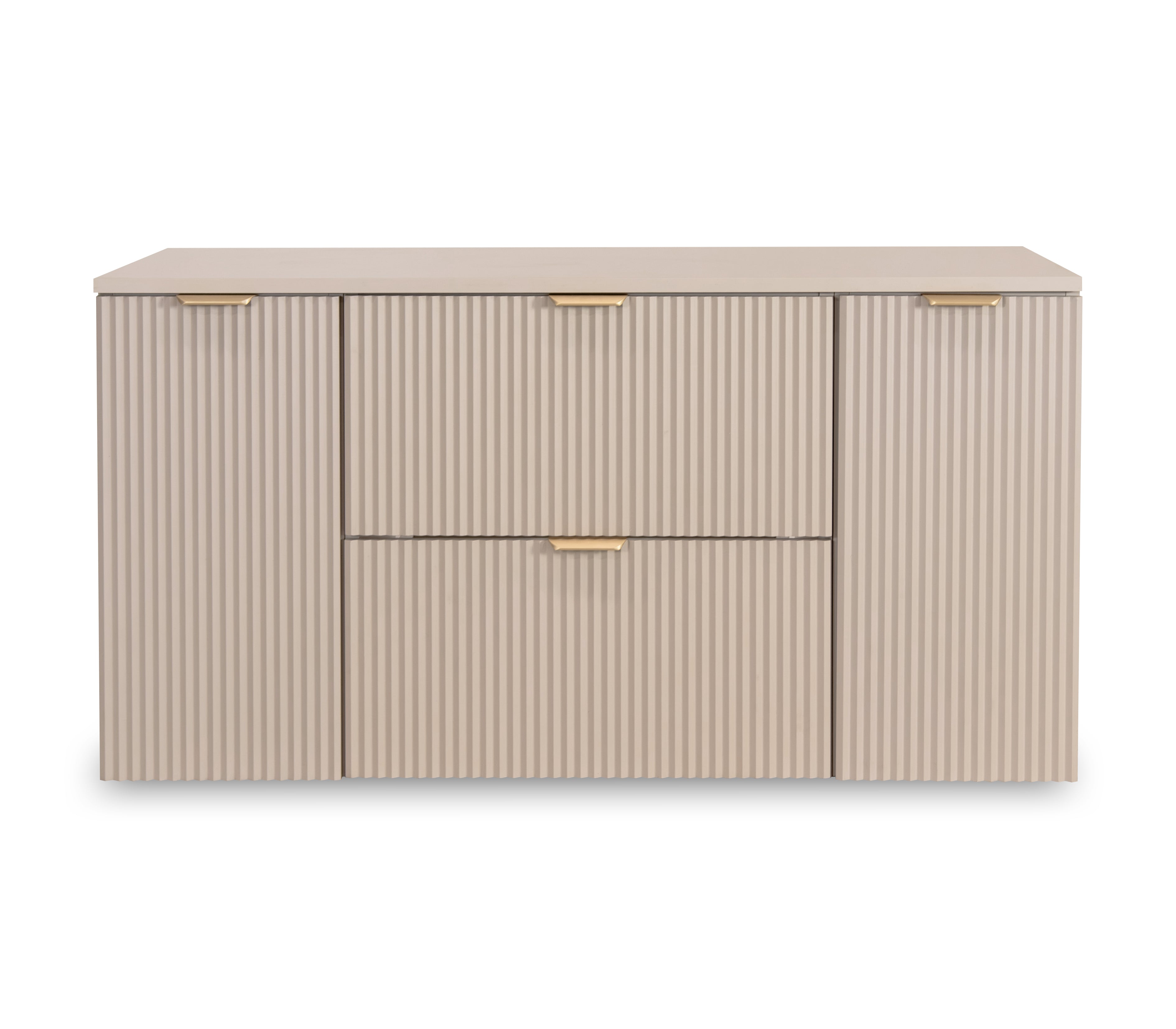 Waschtischunterschrank 120 cm mit 2 Türen und 2 Schubladen Willy - Kaschmir
