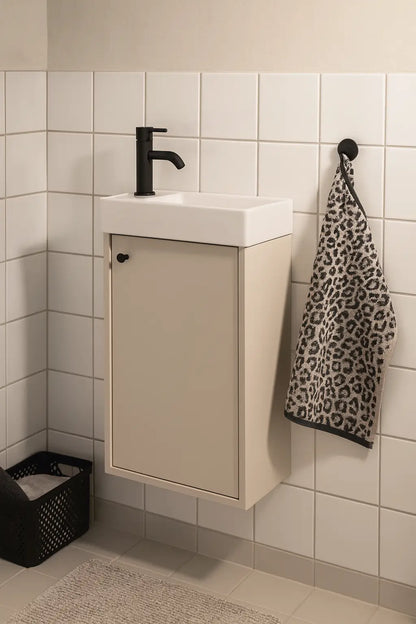 Waschtischunterschrank 40 cm mit Waschbecken Belino - Kaschmir