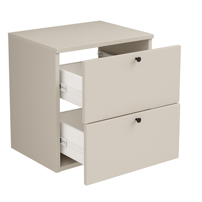 Waschtischunterschrank 60 cm, glatte Fronten Beti - Kaschmir
