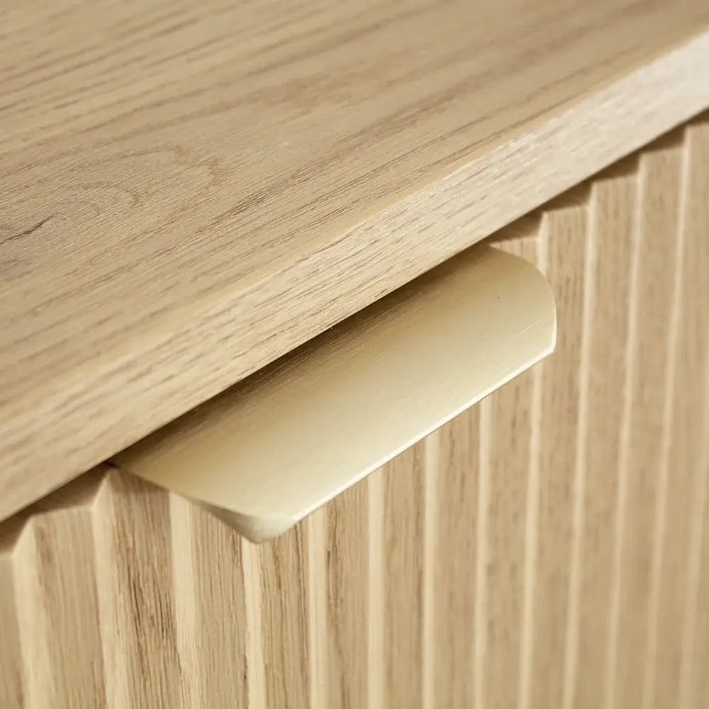 Waschtischunterschrank mit 2 Schubladen 80 cm Willy - Eiche Cremona