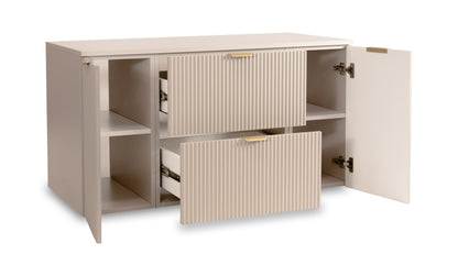 Waschtischunterschrank 120 cm mit 2 Türen und 2 Schubladen Willy - Kaschmir