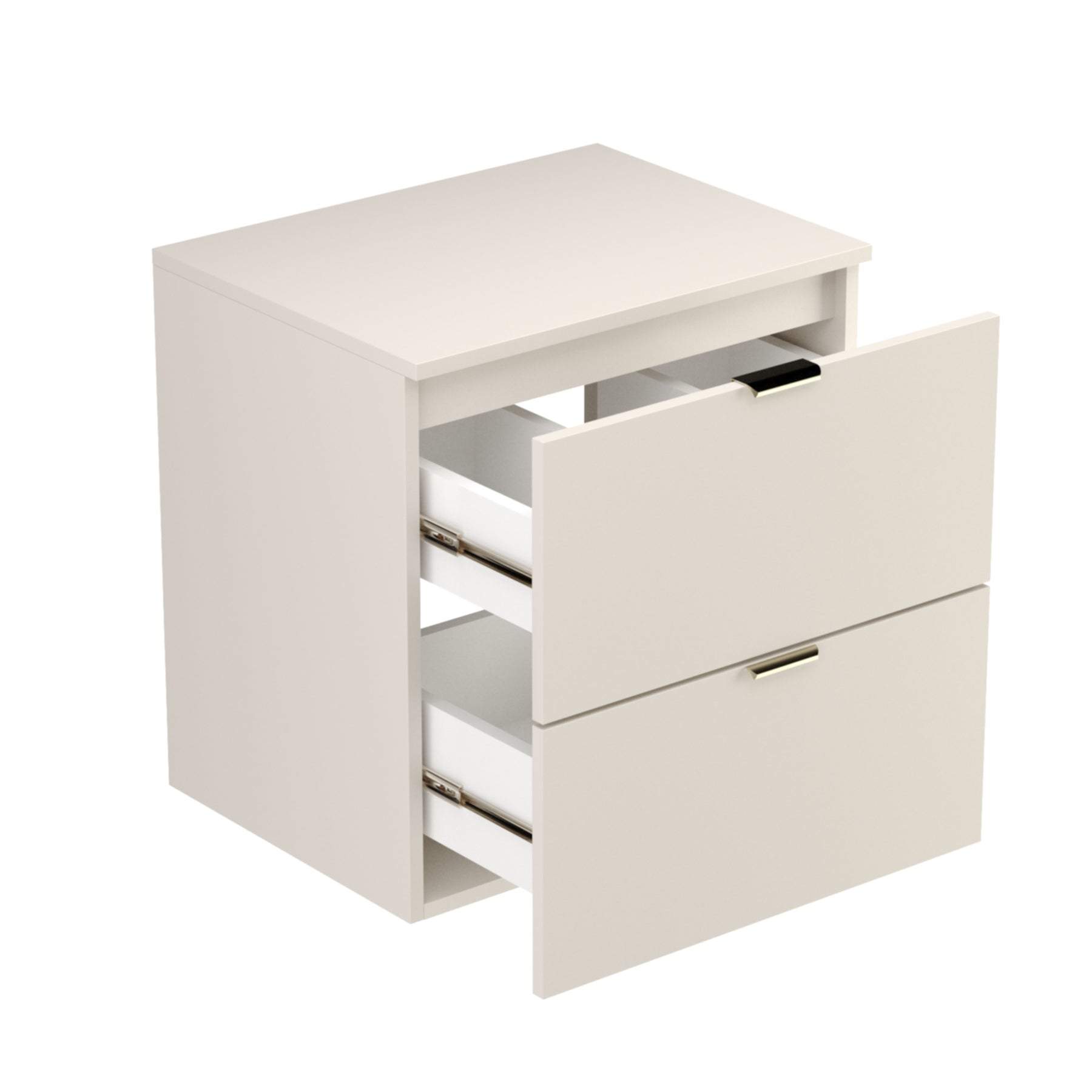 Waschtischunterschrank mit 2 Schubladen 60 cm Orio - Kaschmir