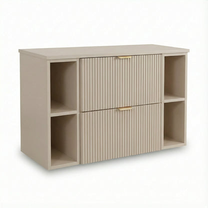 Waschtischunterschrank 100 cm mit 2 Regale Willy - Kaschmir