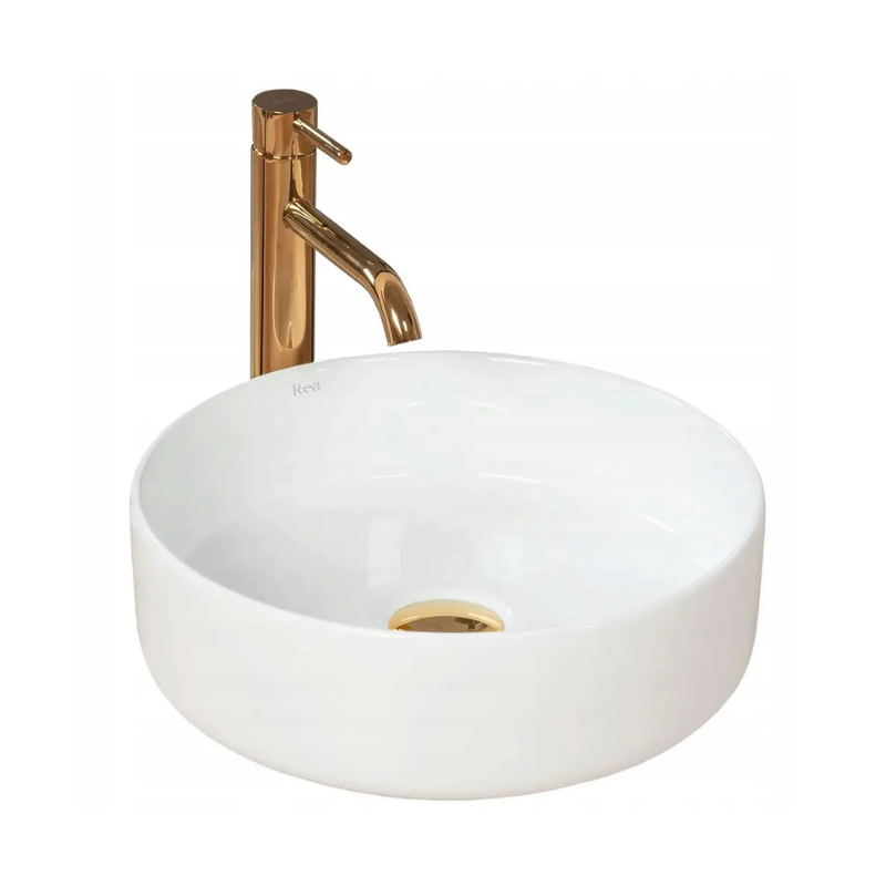 Waschbecken Weiß 36 cm - Sami