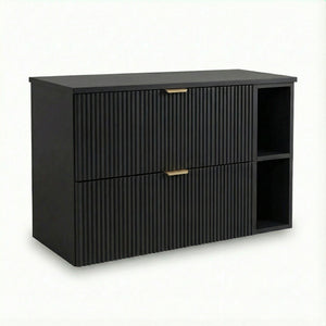 Waschtischunterschrank 100 cm Willy - Schwarz