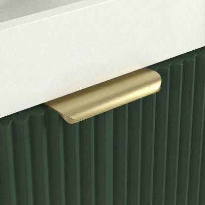 Waschtischunterschrank 40 cm mit Waschbecken Willy - Salbei