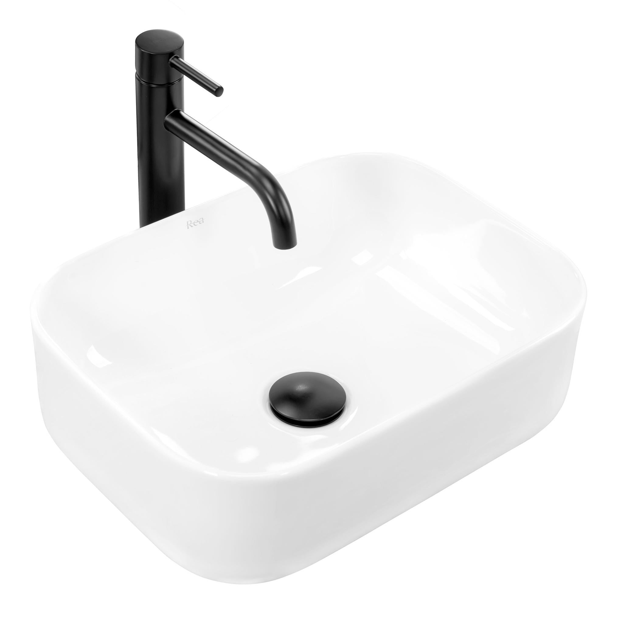 Kompaktes, rundes Aufsatzwaschbecken Demi Mini Weiß in schneeweißer Ausführung, ideal für kleine Badezimmer und schmale Waschtische.