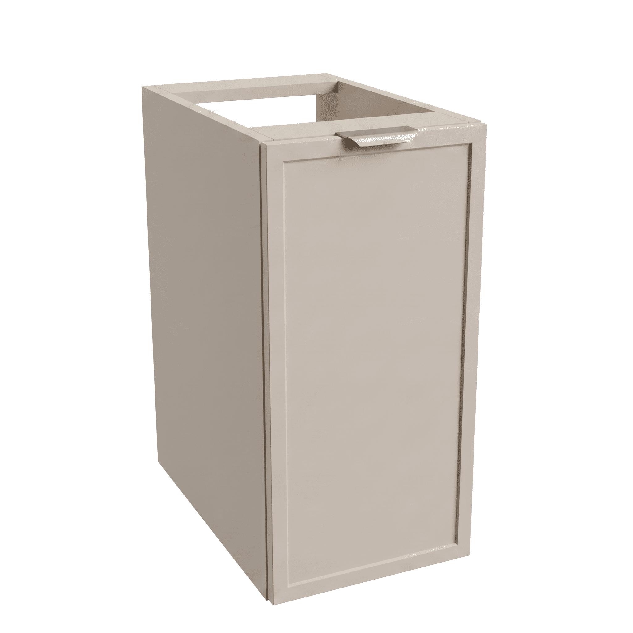 Badezimmerschrank Roma 30 cm Kaschmir – moderner Badschrank mit Tür und eleganter MDF-Front für kleine Badezimmer