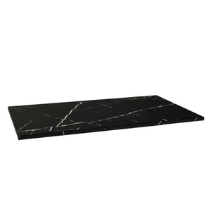 Oberplatte 90 cm für Waschtischunterschrank - Marmor Schwarz Royal