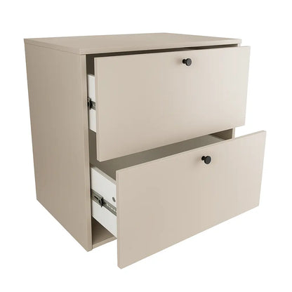 Waschtischunterschrank 60 cm, glatte Fronten Belino - Kaschmir