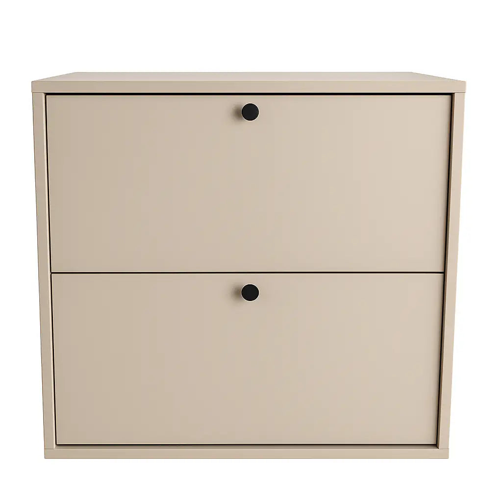 Waschtischunterschrank 60 cm, glatte Fronten Belino - Kaschmir