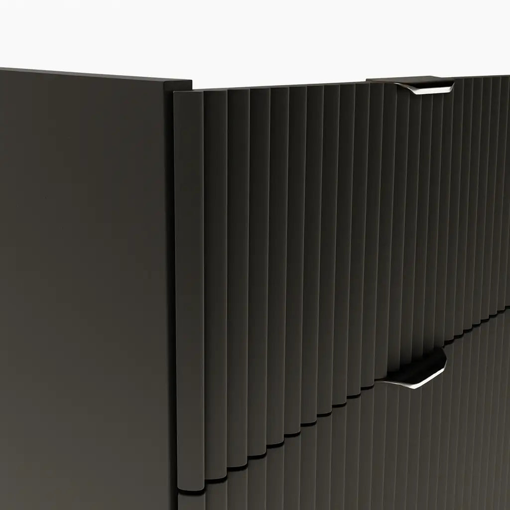 Waschtischunterschrank 60 cm, ohne Oberteil Willy - Schwarz