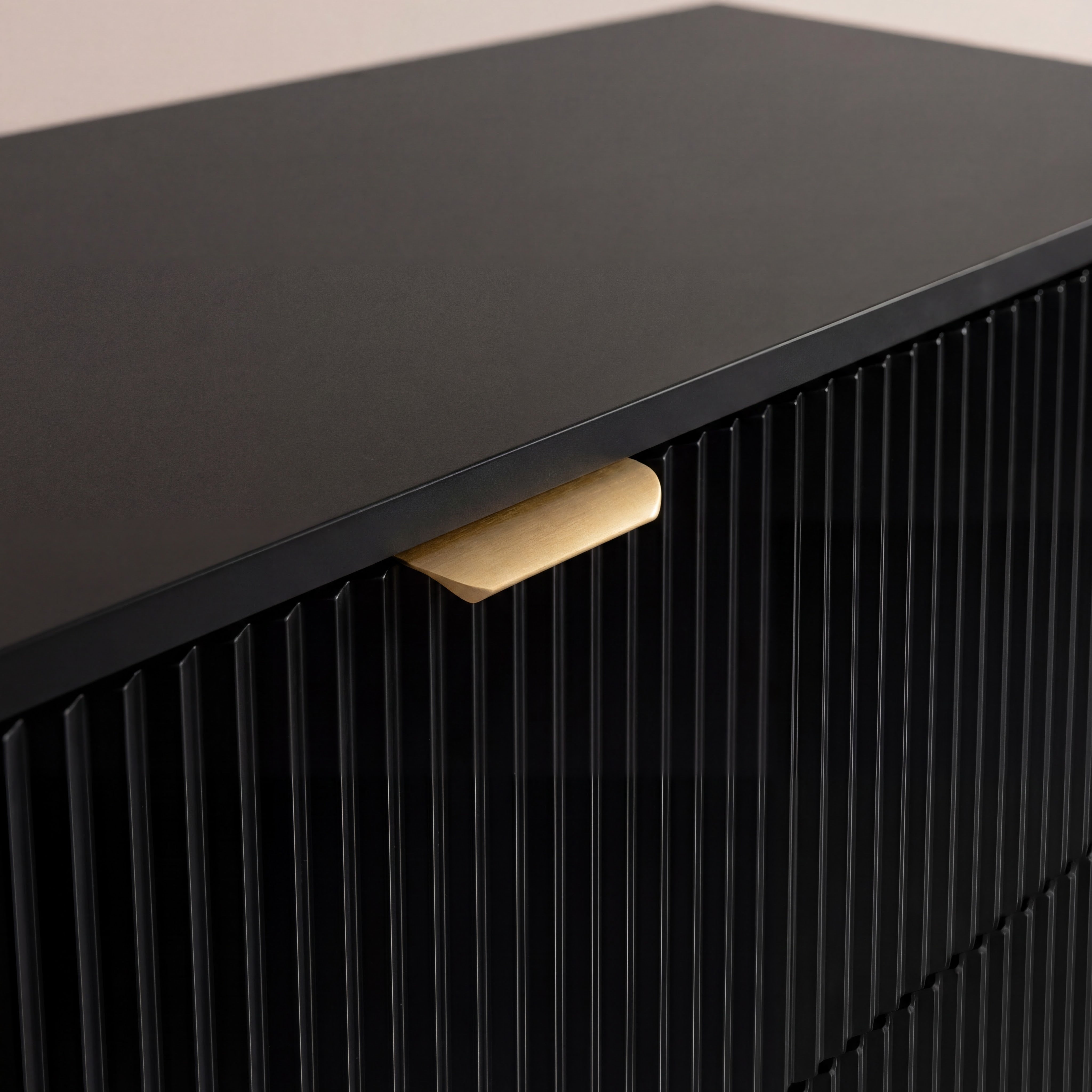 Waschtischunterschrank mit 4 Schubladen 120 cm Willy - Schwarz