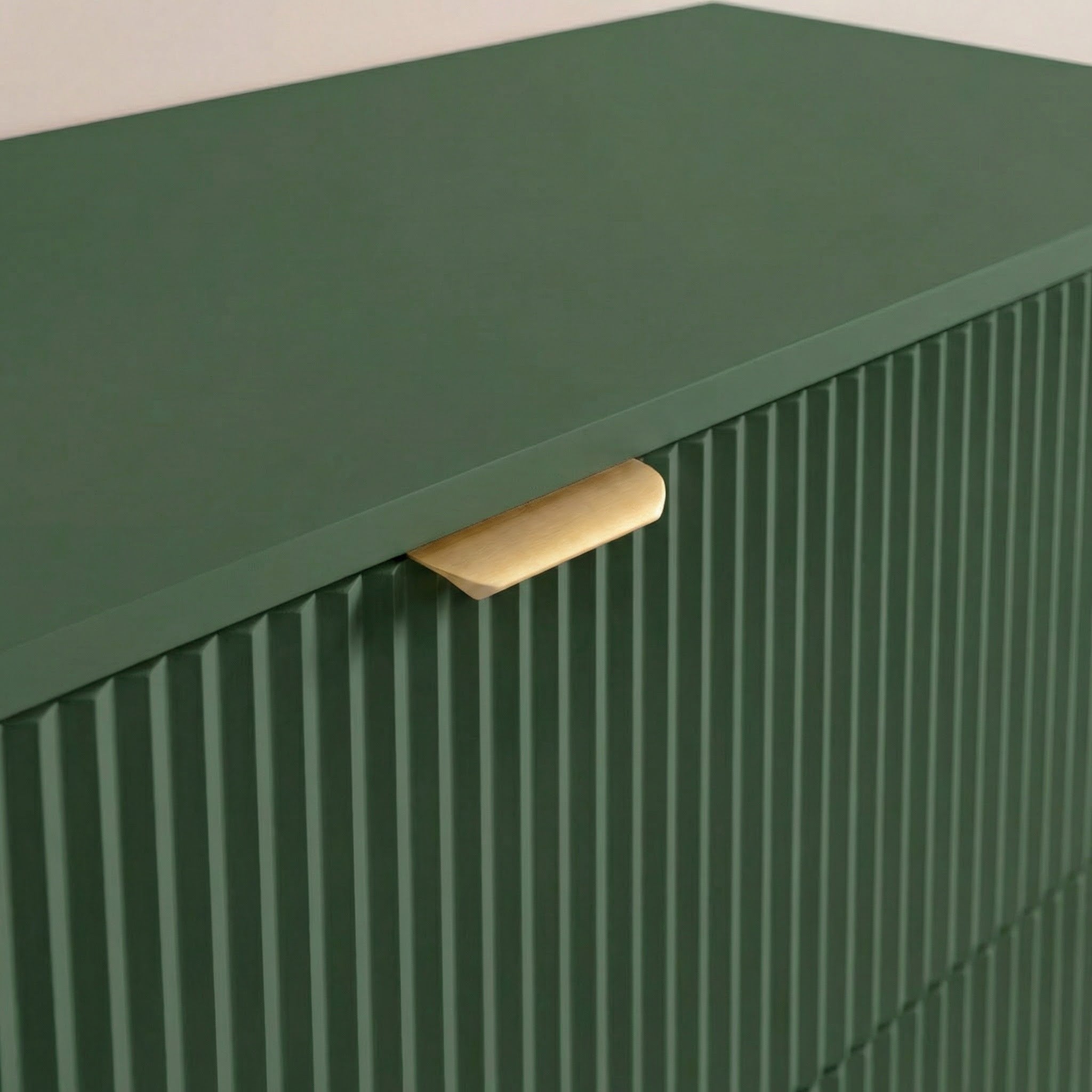 Waschtischunterschrank 120 cm mit 2 Türen und 2 Schubladen Willy - Salbei