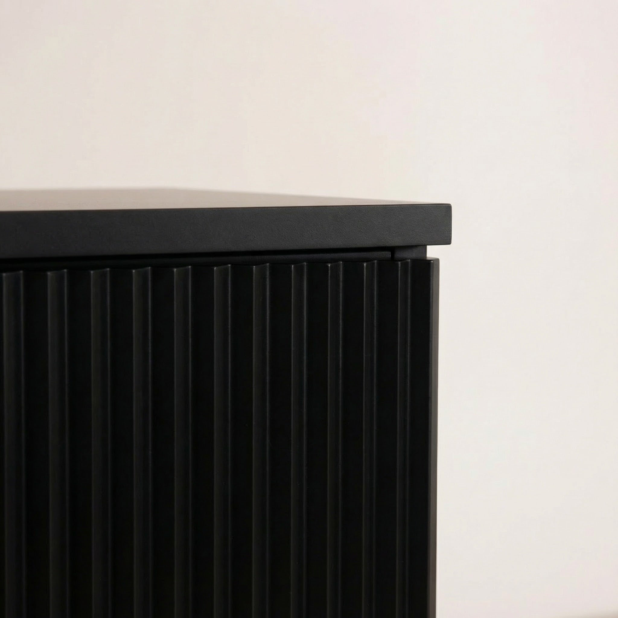 Waschtischunterschrank 60 cm mit Türen Willy - Schwarz