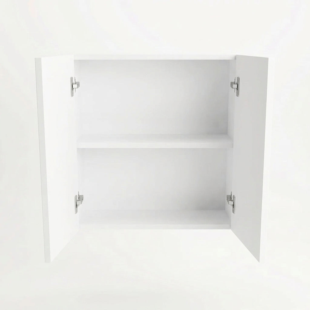 Hängender Badezimmerschrank 60 cm mit 2 Türen Willy - Weiß