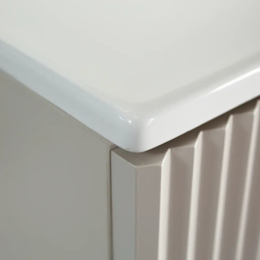 Waschtischunterschrank 60 cm mit Waschbecken, mit Türen Willy - Kaschmir