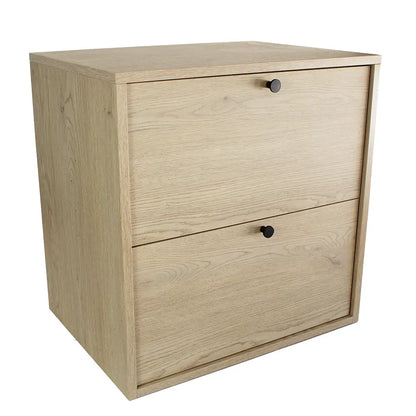 Waschtischunterschrank 60 cm, glatte Fronten Belino - Eiche Cremona