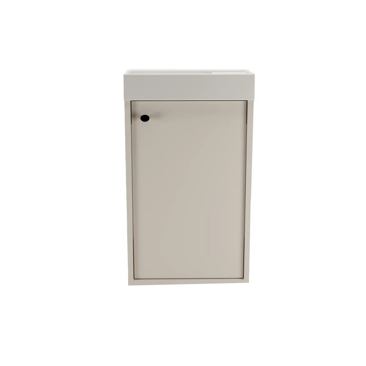 Waschtischunterschrank 40 cm mit Waschbecken Belino - Kaschmir