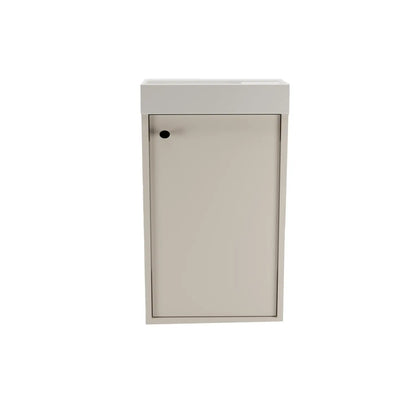 Waschtischunterschrank 40 cm mit Waschbecken Belino - Kaschmir