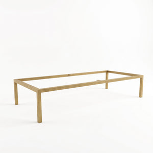 Goldenes Metallgestell 100 cm für Badezimmermöbel und Waschbeckenunterschrank, aus Stahlprofil 20x20 mm gefertigt und pulverbeschichtet.