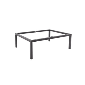 Schwarzes Metallgestell 60 cm für Badezimmermöbel und Waschbeckenunterschrank, aus Stahlprofil 20x20 mm gefertigt und pulverbeschichtet.