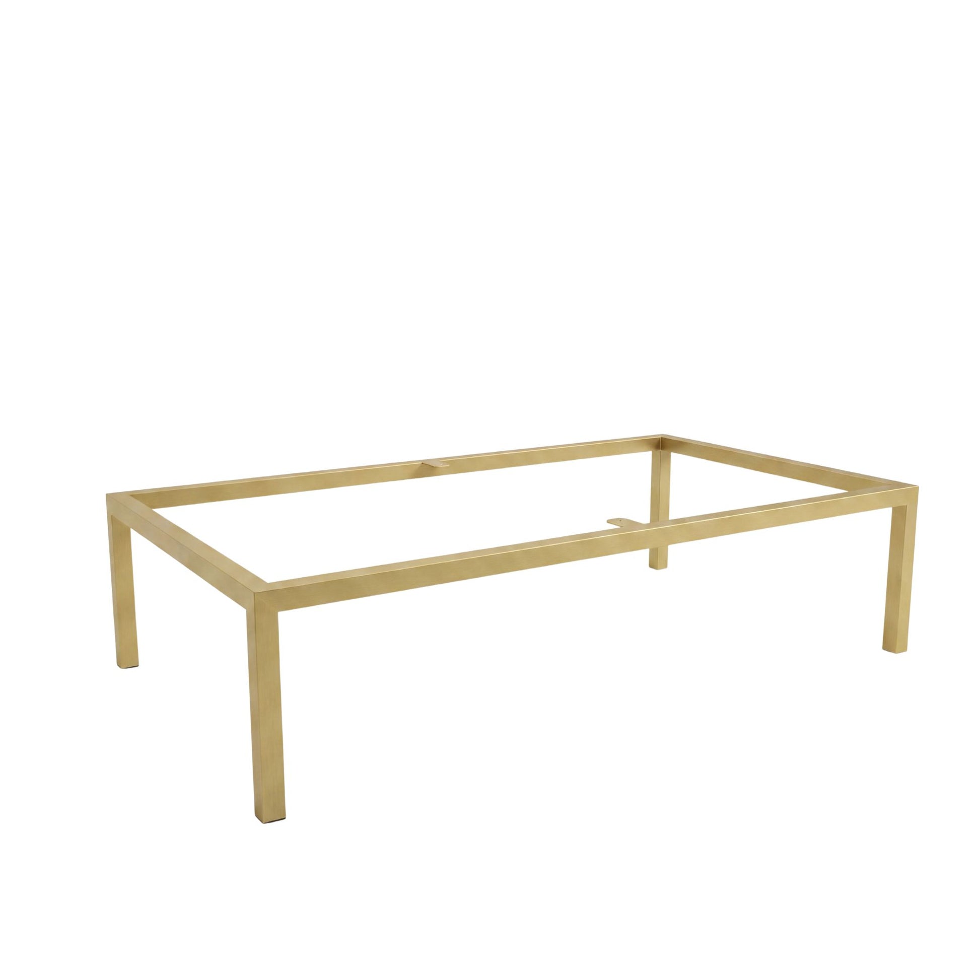 Goldenes Metallgestell 80 cm für Badezimmermöbel und Waschbeckenunterschrank, aus Stahlprofil 20x20 mm gefertigt und pulverbeschichtet.