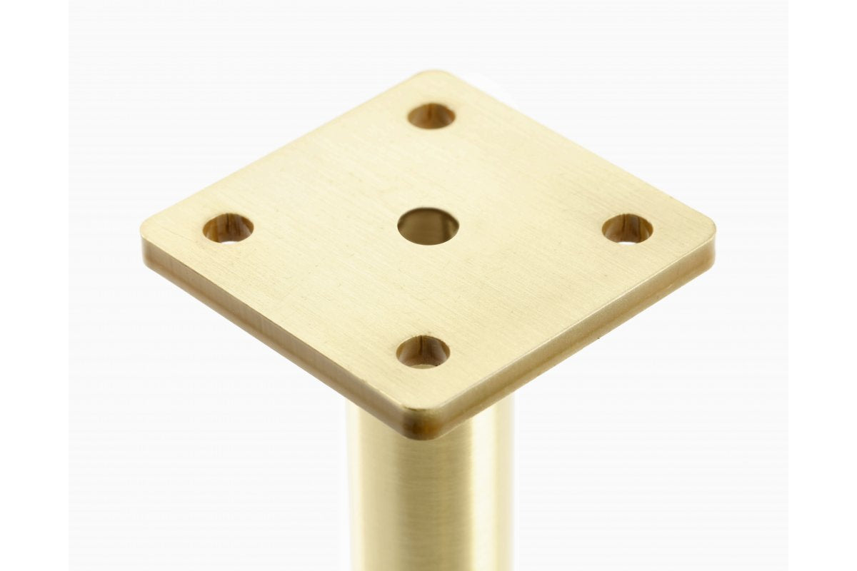 Möbelfuß aus Metall 15 cm - Gebürstetes Gold