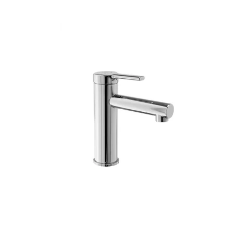 Pixel Waschtischbatterie Chrom niedrig - kompakt, langlebig und stilvoll, ideal für Aufsatzwaschbecken im modernen Badezimmer.