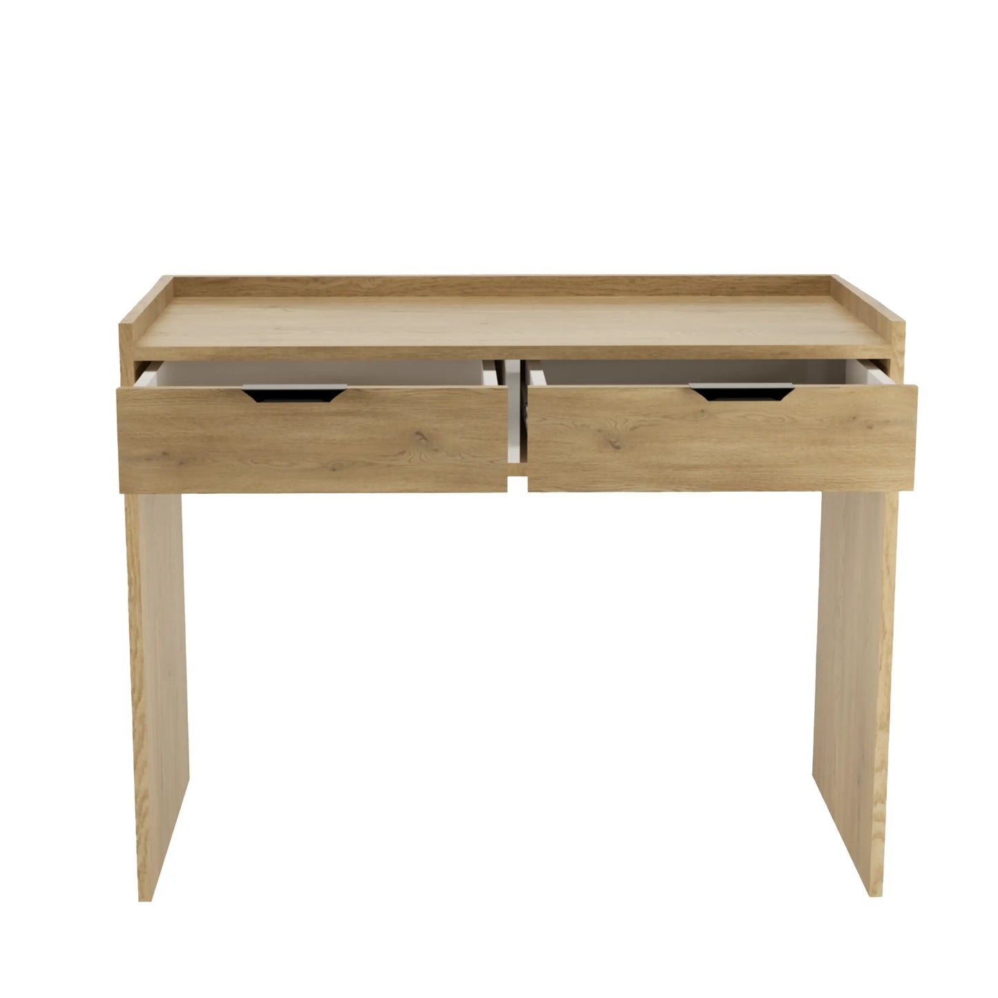Schreibtisch 100 cm mit 2 Schubladen Aura - Eiche Cremona