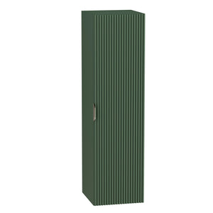 Bad Hochschrank 120 cm Willy in der Farbe Grün, ideal für elegante Badgestaltungen.