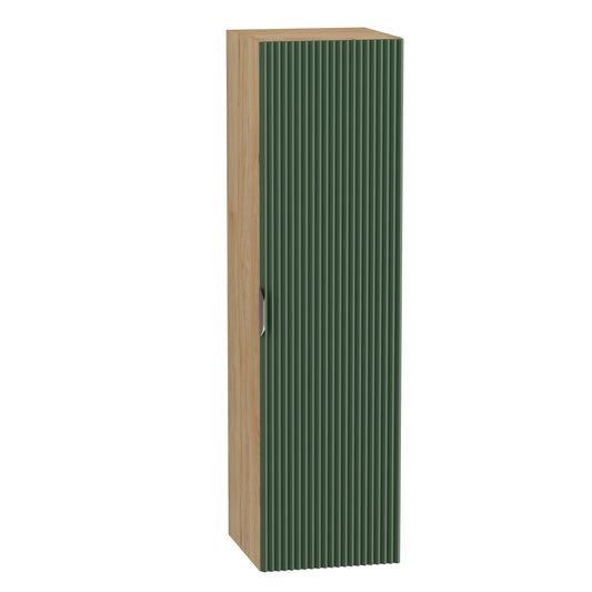 Bad Hochschrank Willy 120 cm, Grün, mit minimalistischem und modernem Design.