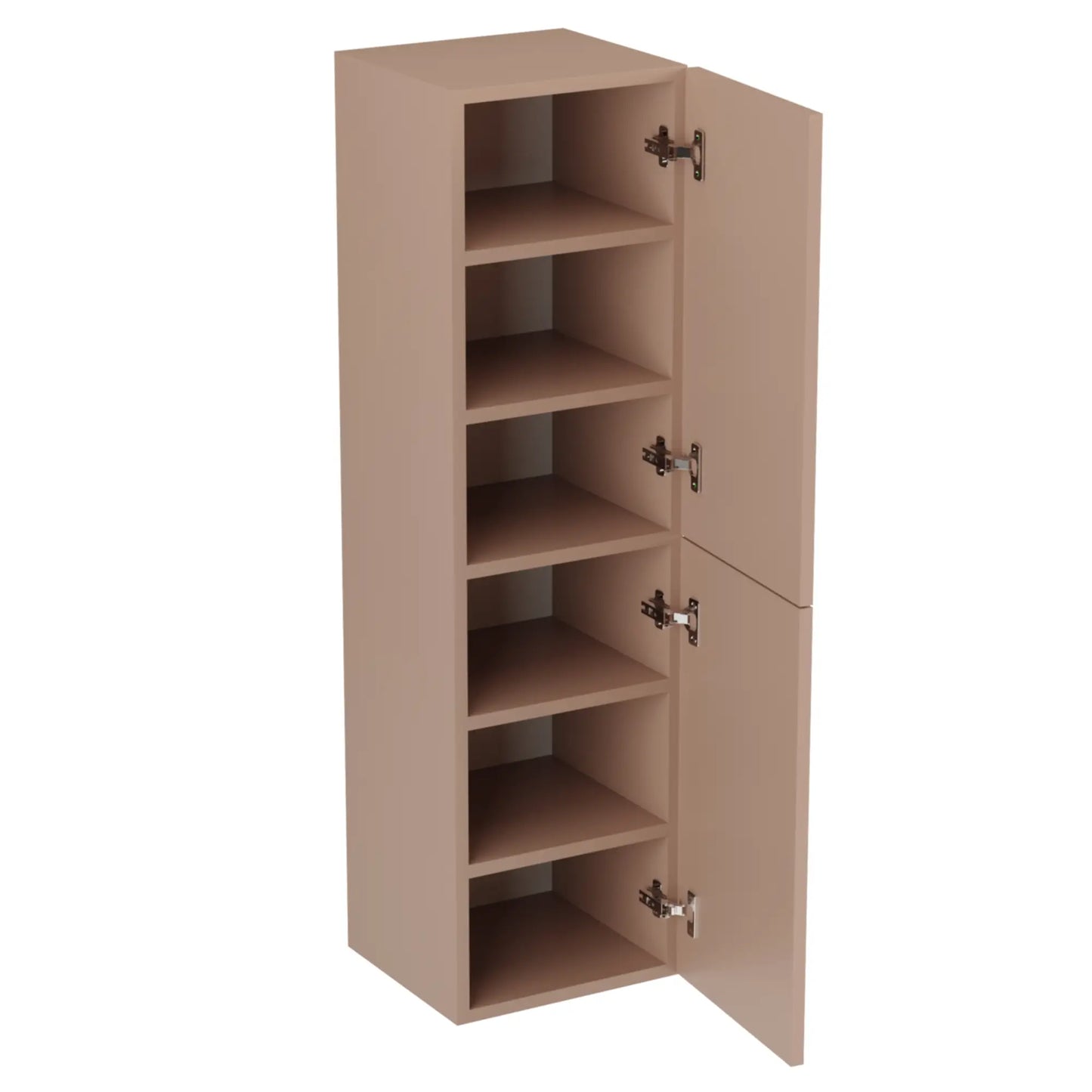 Bad Hochschrank 120 cm, 2 Türen Beti - Dunkelrosa