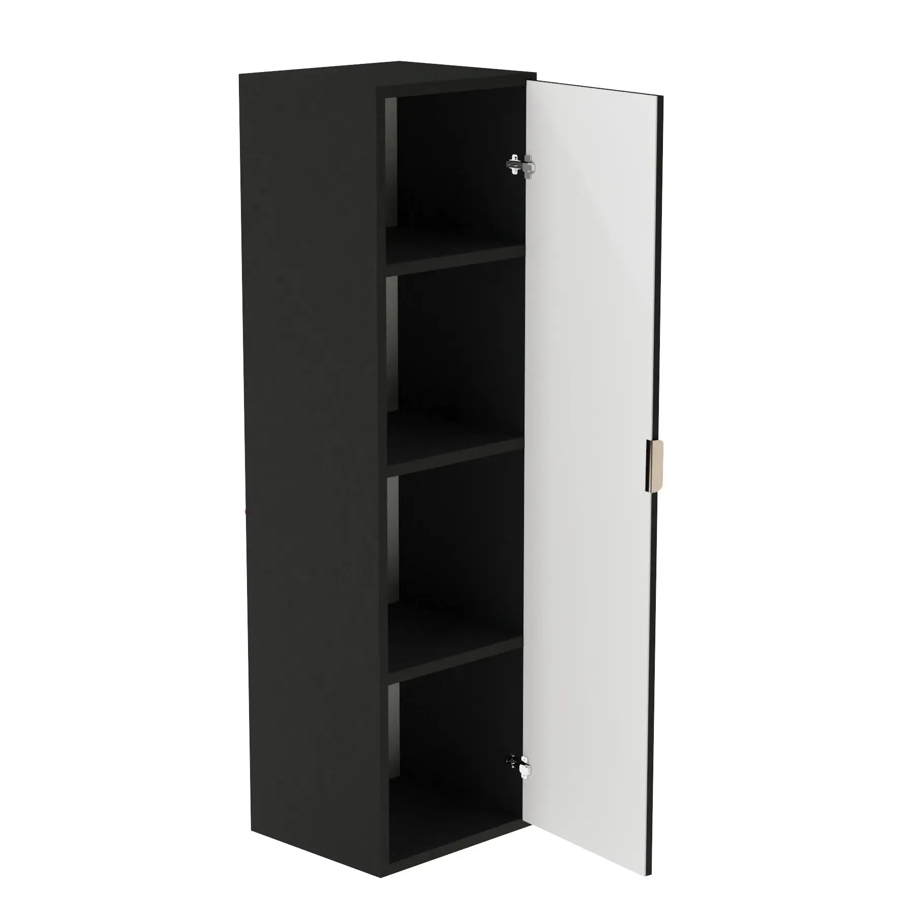 Bad Hochschrank 120 cm Willy - Schwarz