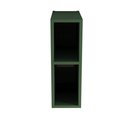 Schmales Regal 20 cm mit 1 Ablage - Salbei