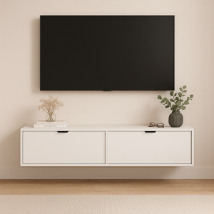 TV Schrank 140 cm Aura - Weiß