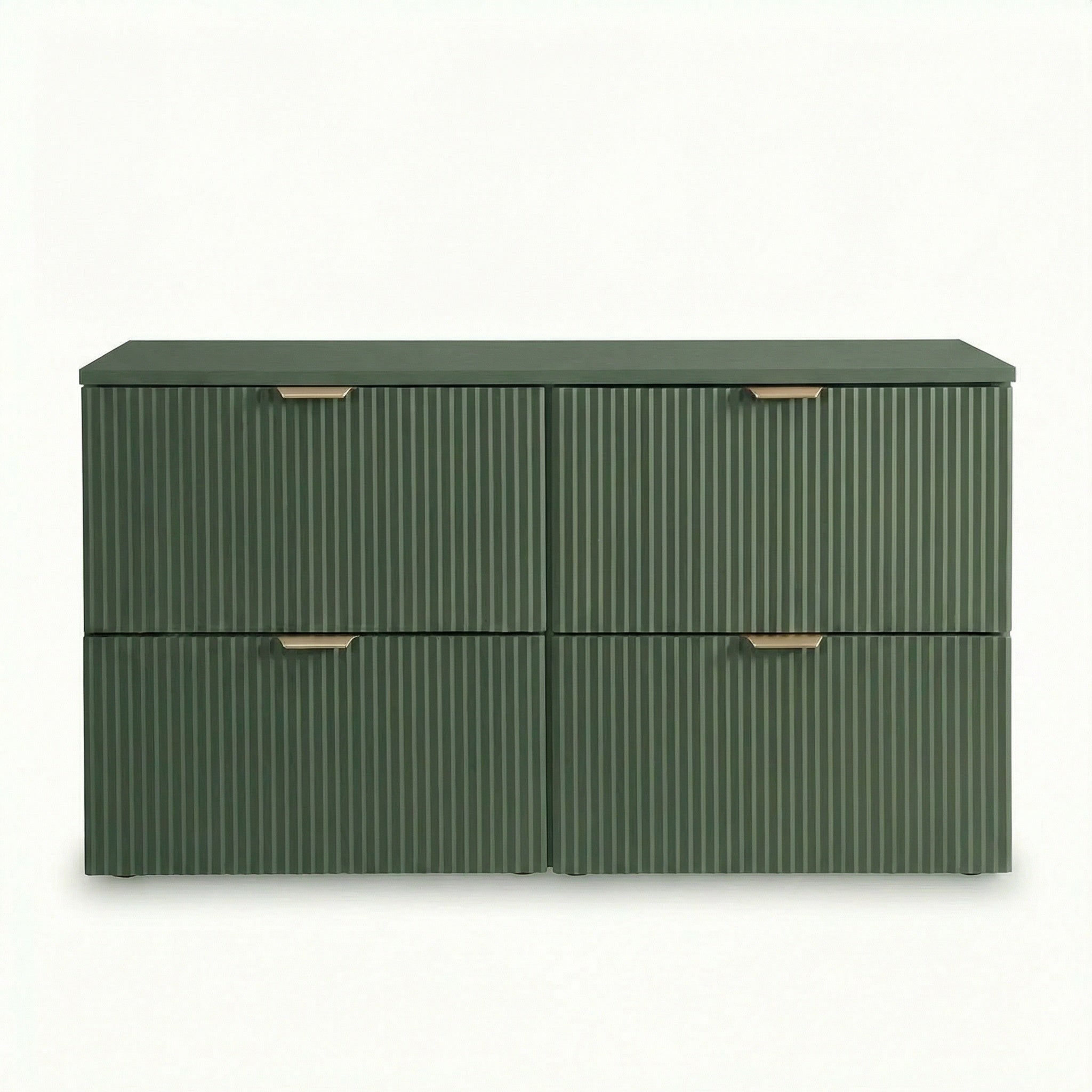 Waschtischunterschrank mit 4 Schubladen 120 cm Willy - Salbei