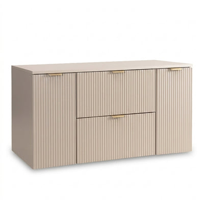 Waschtischunterschrank 120 cm mit 2 Türen und 2 Schubladen Willy - Kaschmir