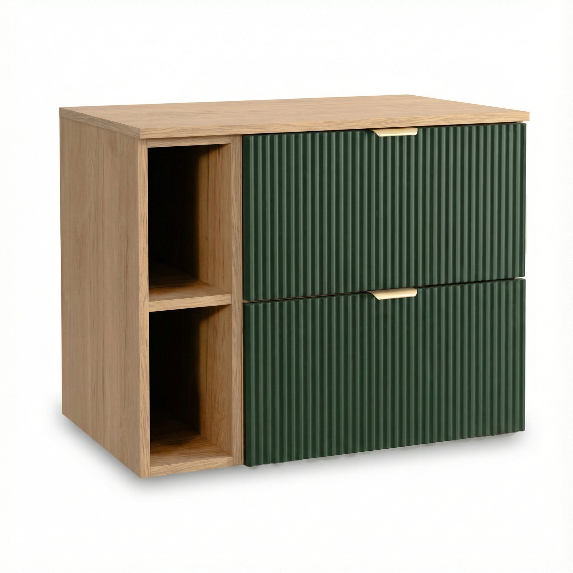 Waschtischunterschrank 80 cm mit Regal Willy