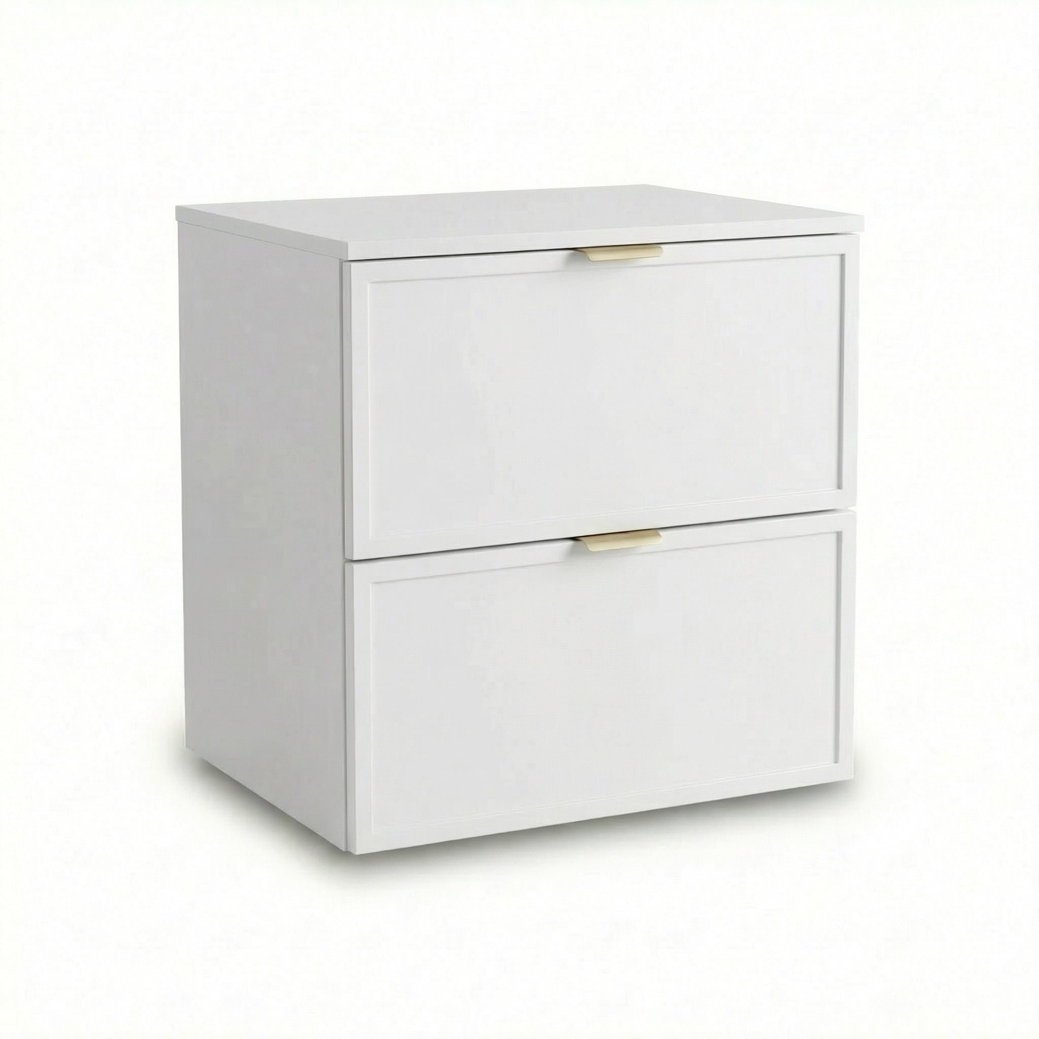 Waschtischunterschrank 60 cm Roma Weiß mit Schubladen, Soft-Close-System und MDF-Fronten für modernes Badezimmer.