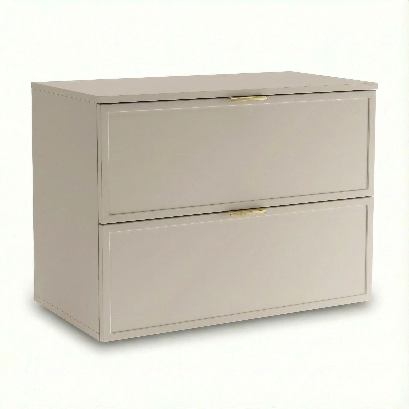 Waschtischunterschrank 80 cm Roma Kaschmir mit 2 Schubladen, Soft-Close und MDF-Fronten für modernes Badezimmer.