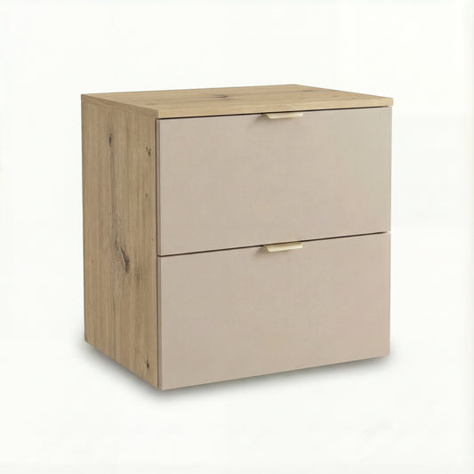 Waschtischunterschrank 60 cm Orio - Kaschmir/Eiche artisan