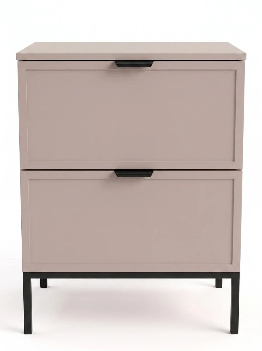 Waschtischunterschrank 60 cm auf einem Metallgestell Roma - Kaschmir