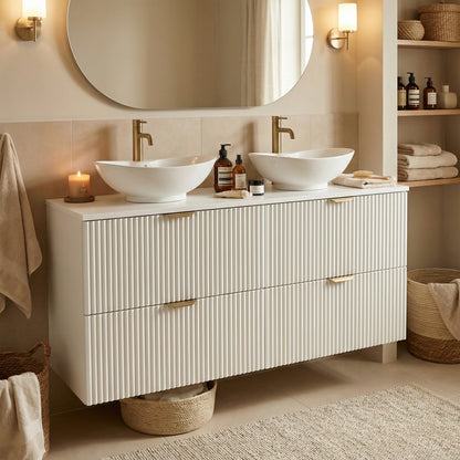 Waschtischunterschrank 120 cm Willy - Weiß