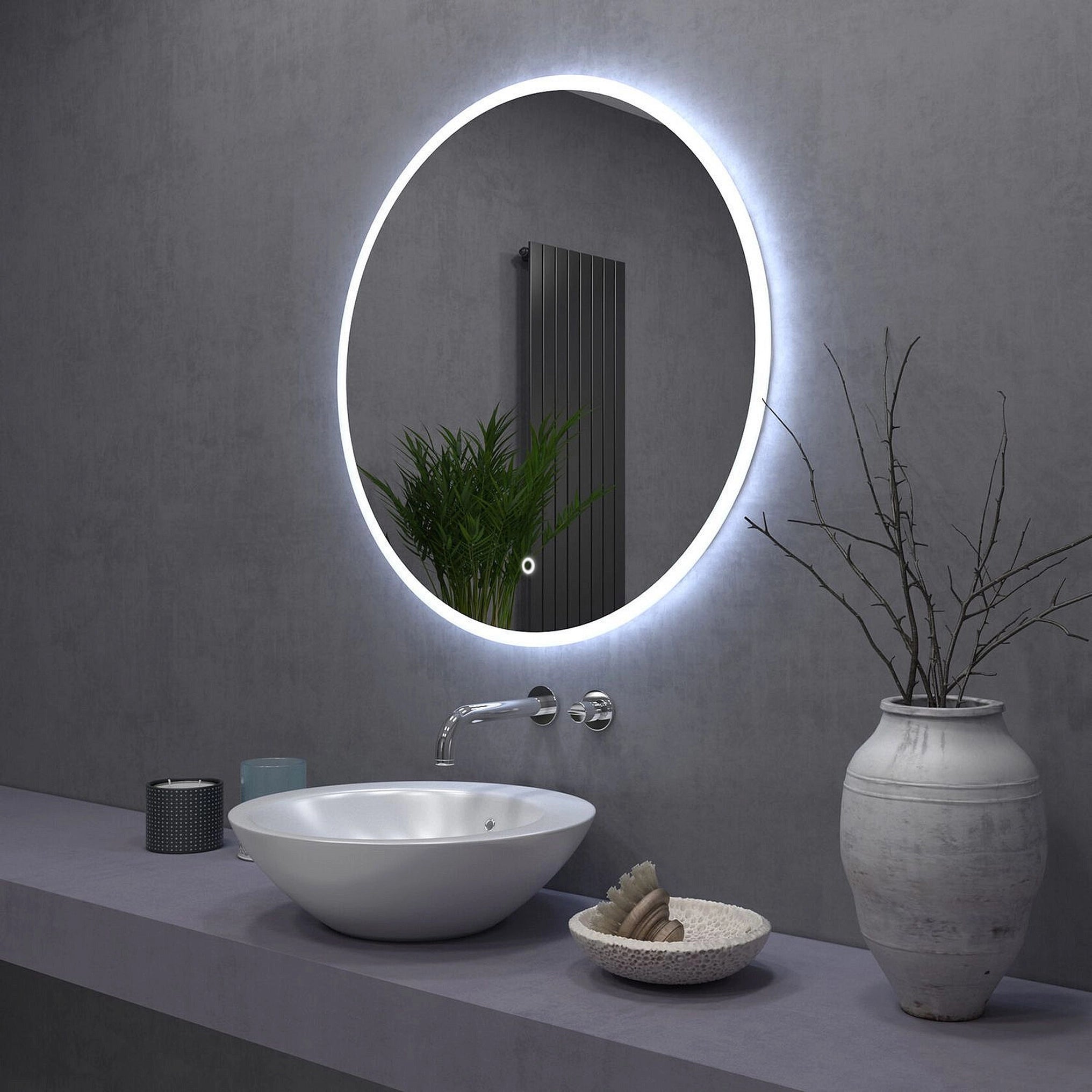 LED-Wandspiegel FFJ - 70 cm