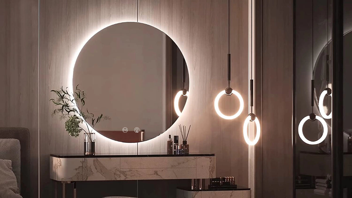 LED-Wandspiegel HZJ - 80 cm