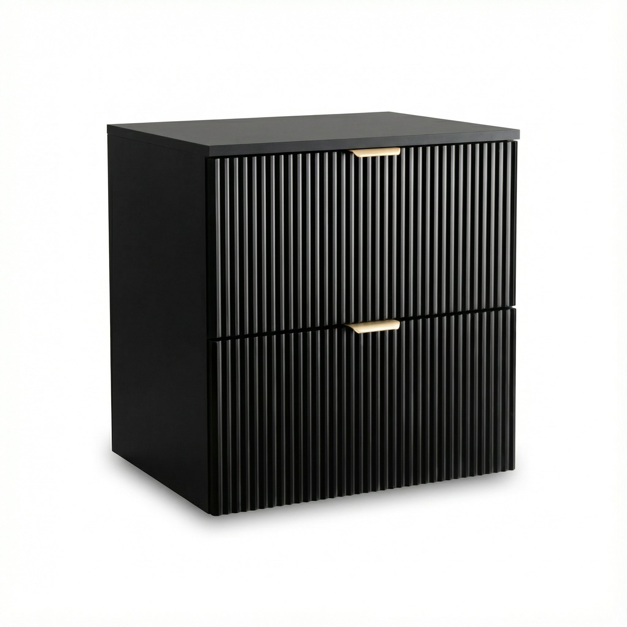 Waschtischunterschrank mit 4 Schubladen 120 cm Willy - Schwarz