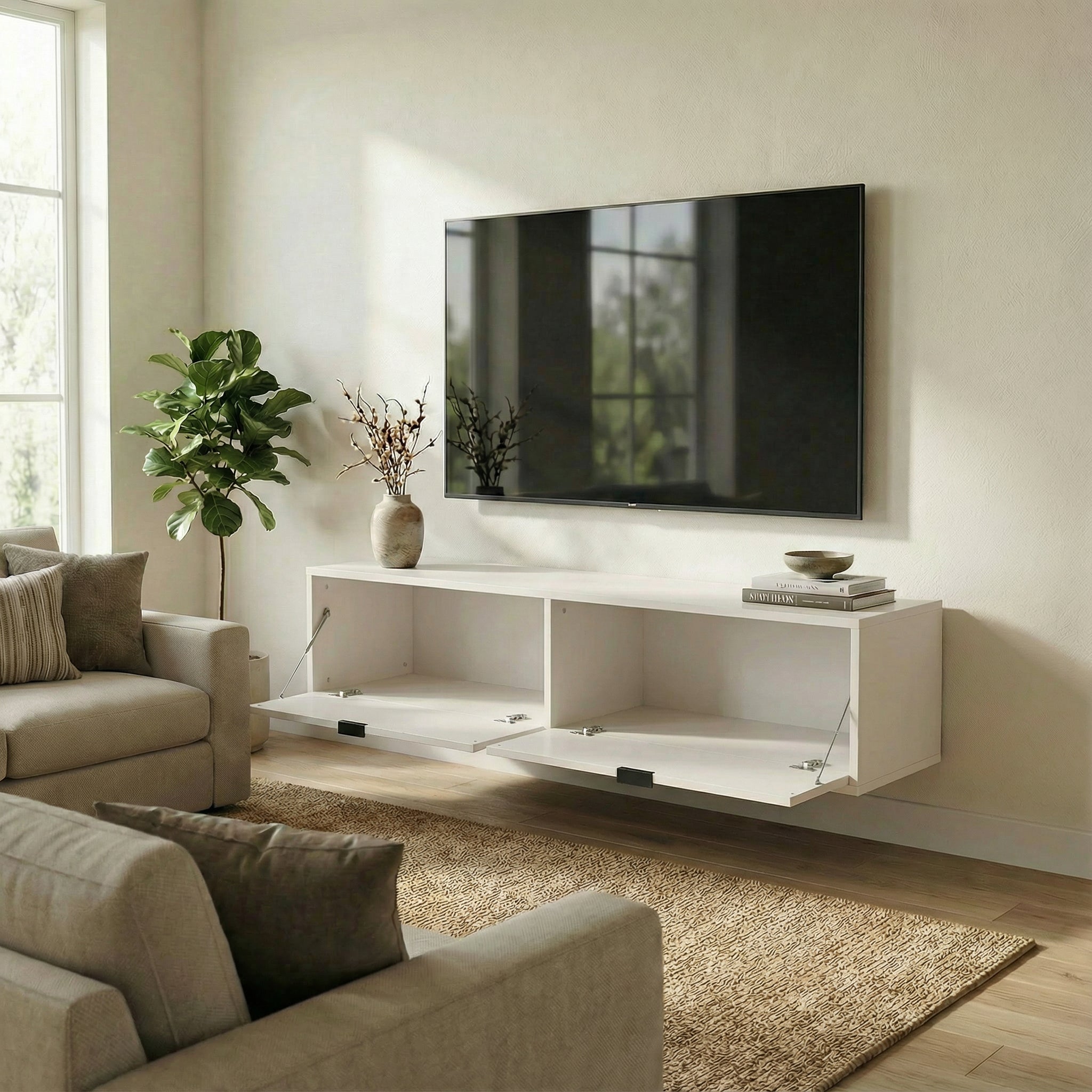 TV Schrank 140 cm Aura - Kaschmir